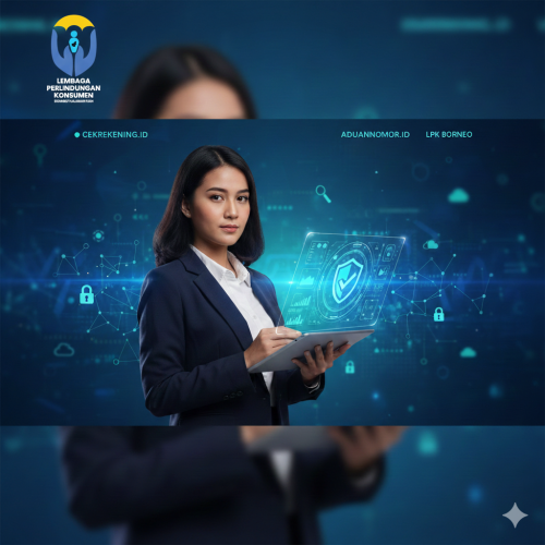 Waspada Penipuan Online, LPK Borneo Ajak Warga Kaltim Manfaatkan Situs CekRekening dan AduanNomor